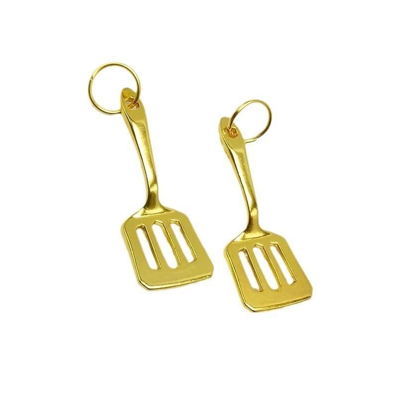 刮彩票金铲子金铲铲钥匙扣小挂件