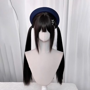 假发女少萝长发Lolitacos加长长直doll扎好水波纹仿真发出发套