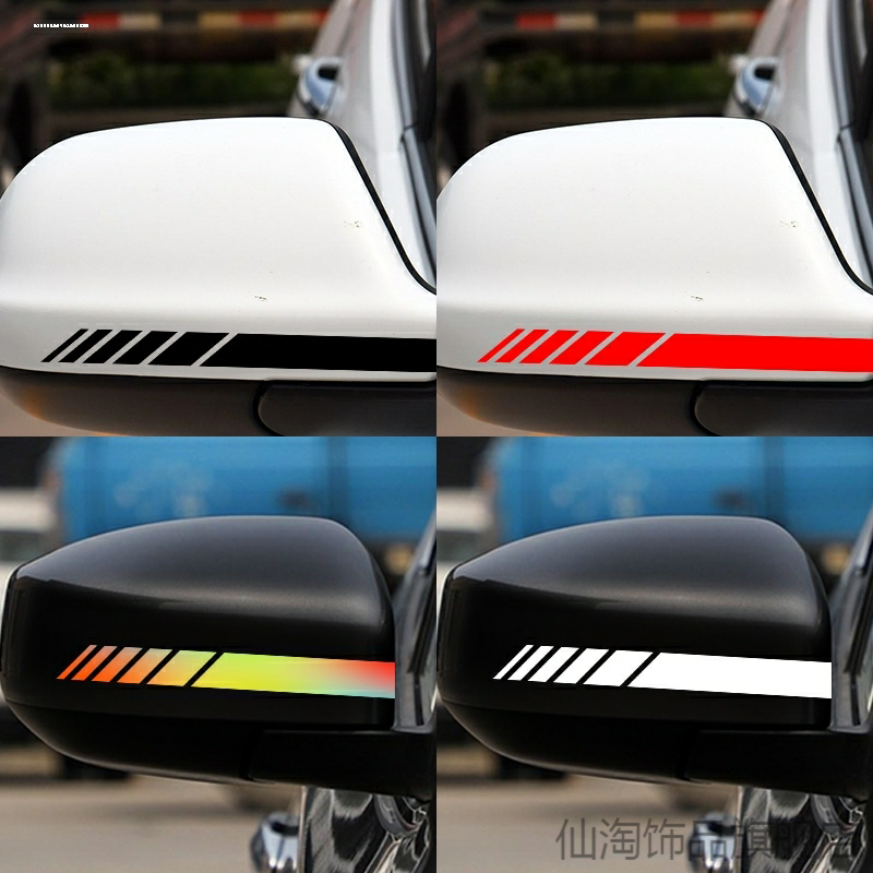适用高尔夫7后视镜装饰饰条车贴