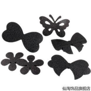 黑钻发帖刘海贴头饰魔法贴钻发帖大号黑色发贴洗脸碎发贴钻魔术贴