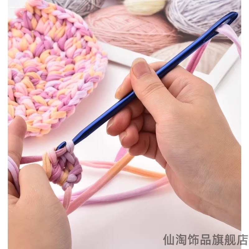 棒针带眼针毛线钩针编织工具DIY彩色丝带针实用金属耐用大头针