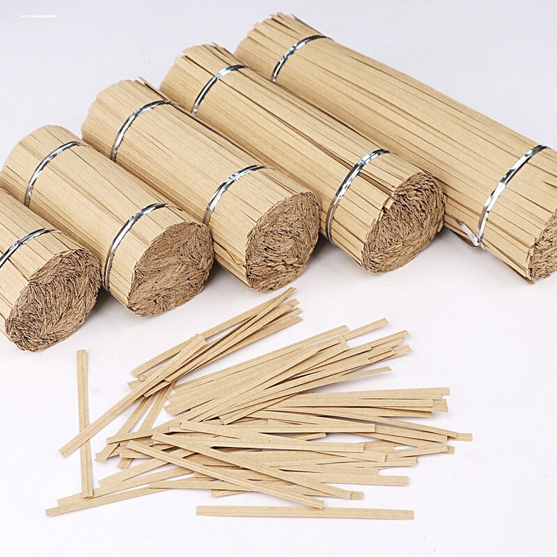 热销款新款牛皮纸色点心袋扎丝手撕包小餐包泡芙袋子封口绳牛皮扎