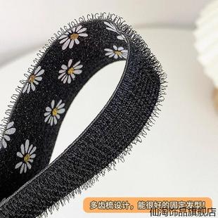 夹前面碎头发的发夹魔术贴发带发箍儿童大人刘海固定粘头发魔法贴