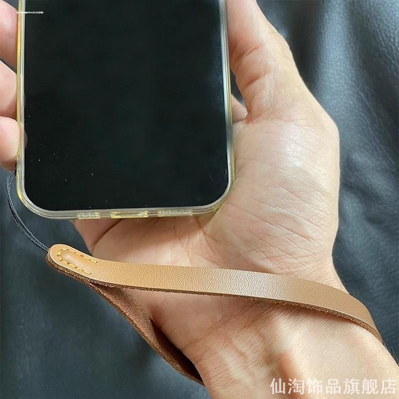 简约钥匙扣挂件手机挂绳手绳皮