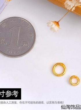 吊坠万能扣活卡扣diy配件挂件扣手链扣头银圈s925银项链连接扣