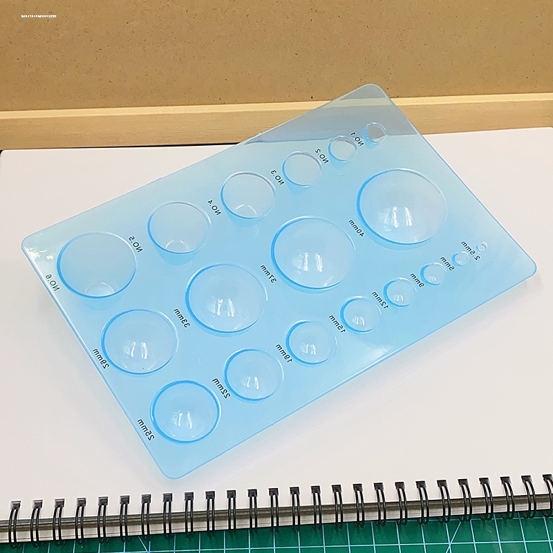 小号超轻粘土取量器 软陶泥手工取泥器 半圆形球形模具黏土工具