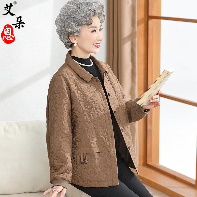 中老年人春装奶奶短款风