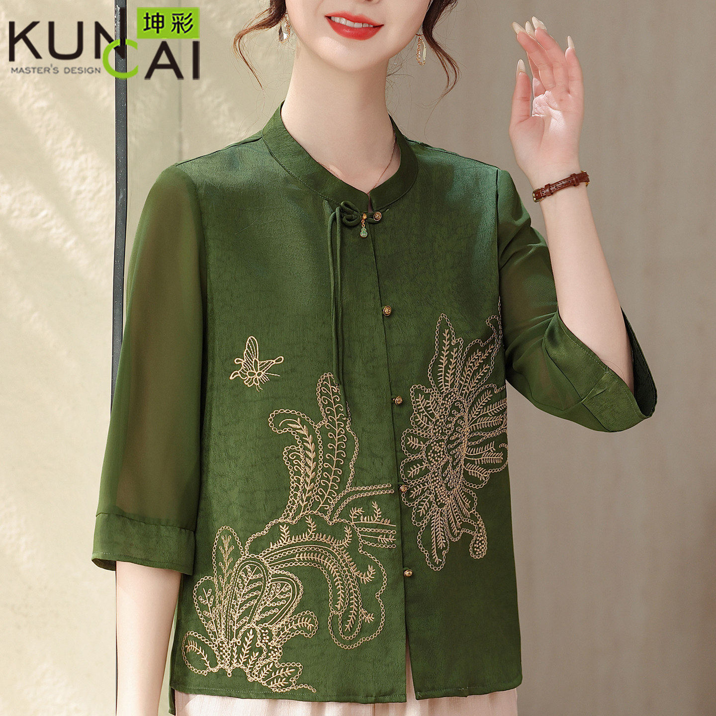 2026新款妈妈夏装七分袖