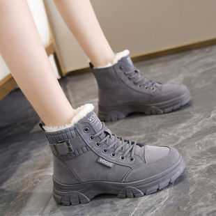 防砸防刺穿钢板工作棉鞋 加绒女士轻便新款 久站不累女冬季 劳保鞋