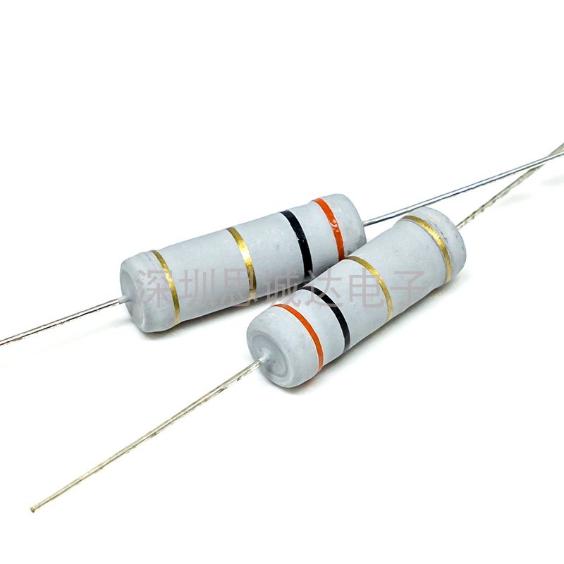 5W碳膜电阻 5% 1R-1M 任选阻值2R3R10R100R1K4.7K10K22K47K100K1M