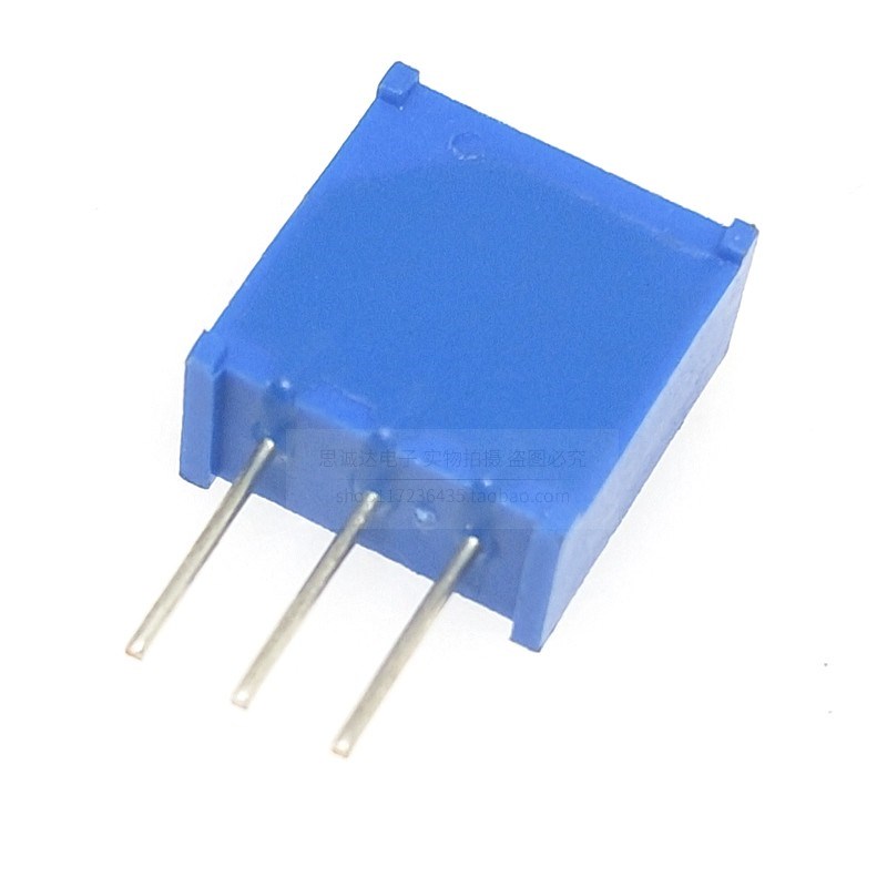 3296W多圈可调电位器1K2K5K10K20K50K100K200K500K1M 顶调203 104