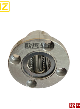 厂家直销直线轴承圆法兰LMF20 30 40UU滑动钢保持架耐高温油腐蚀m