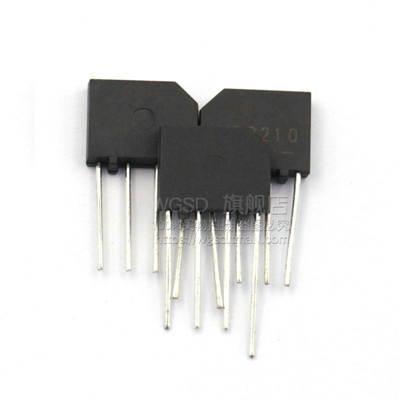 WGSD KBP210 桥堆 整流桥 扁桥 2A 1000V 整流器 (5个)