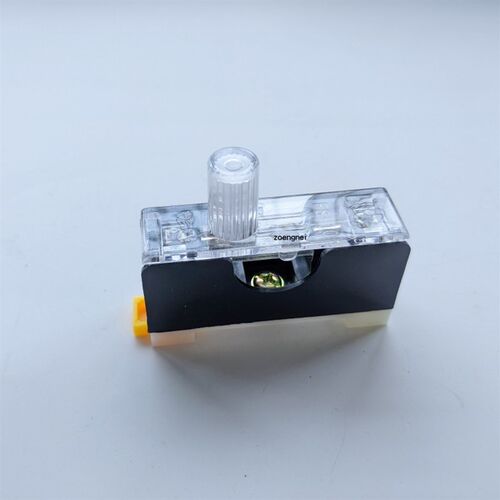 导轨卡轨式 玻璃管保险丝盒 单联FS-101 6*30MM 熔断器座10A带灯