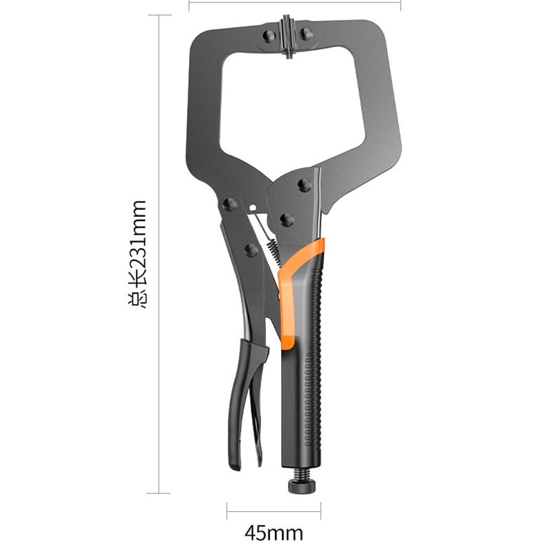 c型大力钳子大开口多功能万用手动压力钳工业级重型固定夹钳
