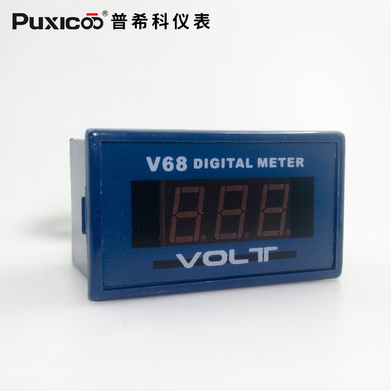 [专票]V68A交流AC0-600V交流数显电压表 数字电压表头 误差1%