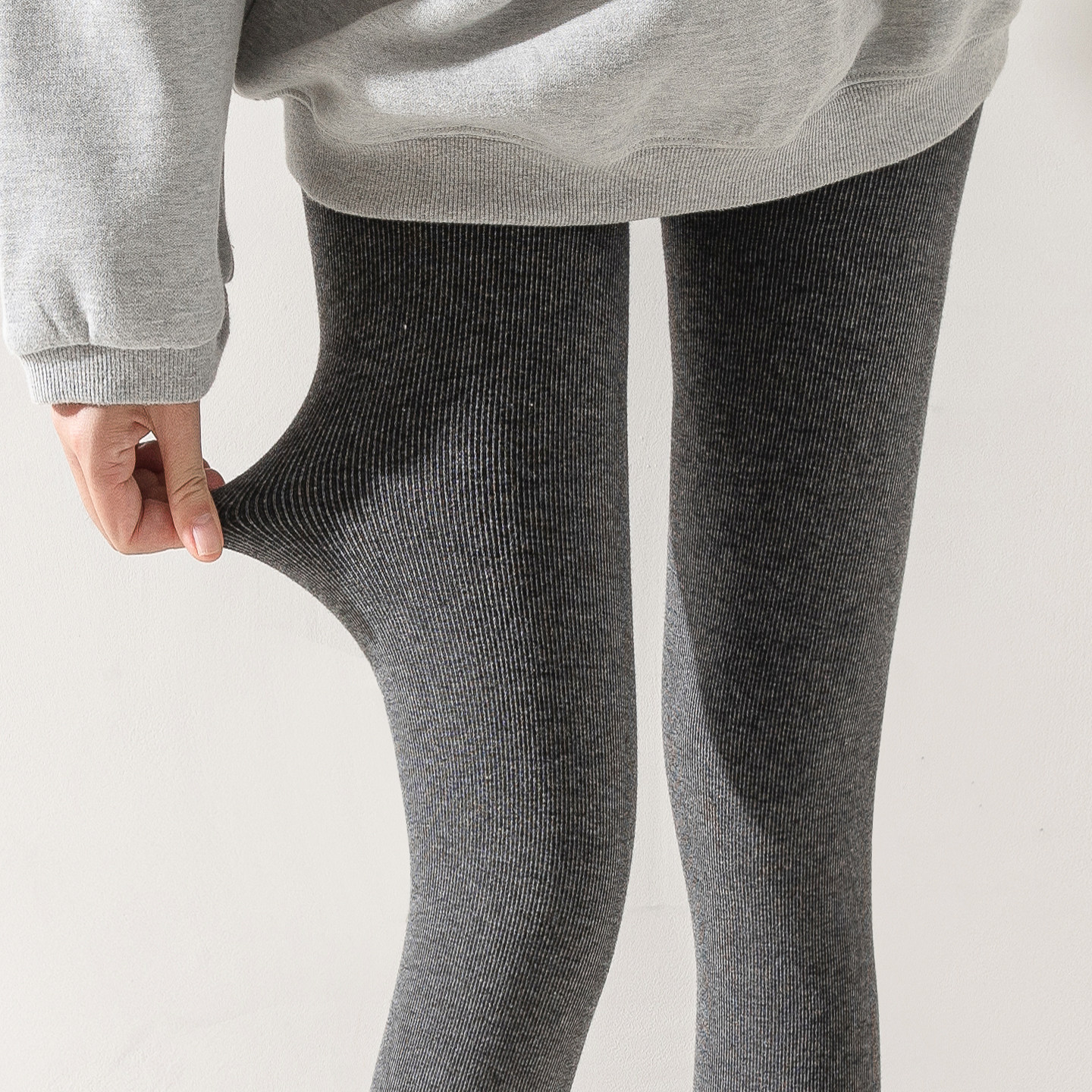 【小红书爆卖】灰色打底裤袜女冬