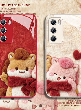 适用毛绒小马vivox300pro手机壳x200s情侣iqoo15马年x100ultra可爱x70红色x60毛茸茸s50本命年s30招财s20玻璃