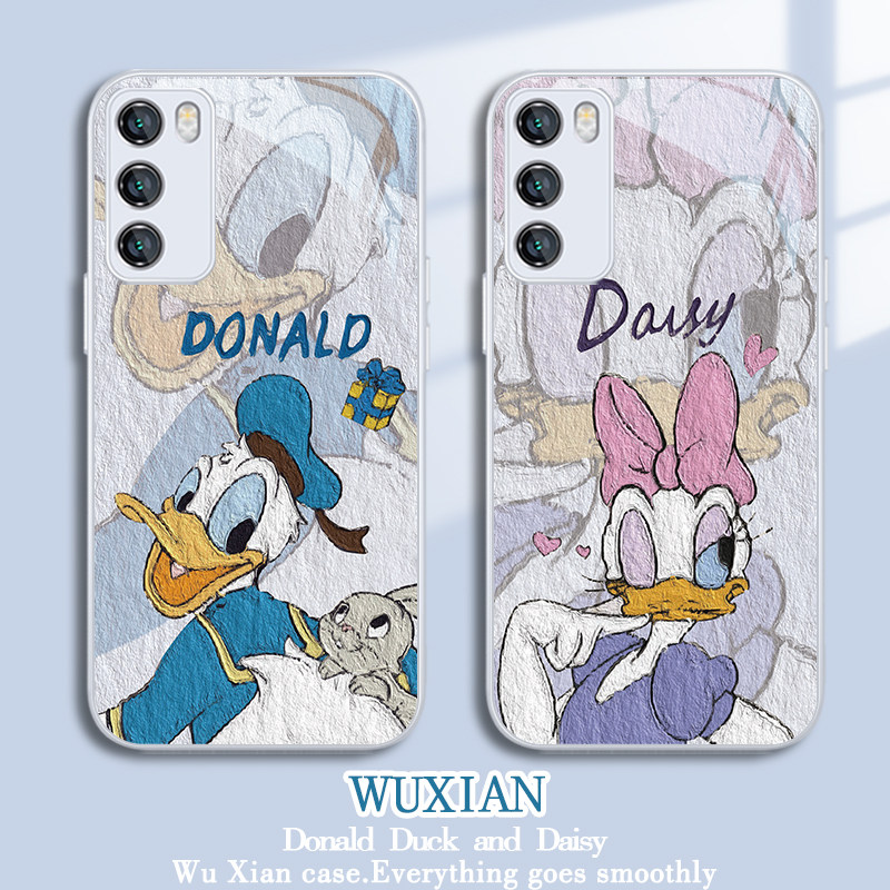 适用唐老鸭红米k80pro手机壳iqoo13pro油画风vivox200卡通情侣小米15迪士尼opporeno13黛西12女款11玻璃neo10