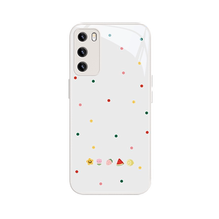 适用华为p60手机壳pura70新款mate50pro/60波点nova11/10彩色荣耀x50/40/30水果p50/p40女生90/100/9玻璃p30