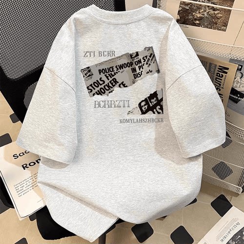 320克重磅纯棉短袖体恤