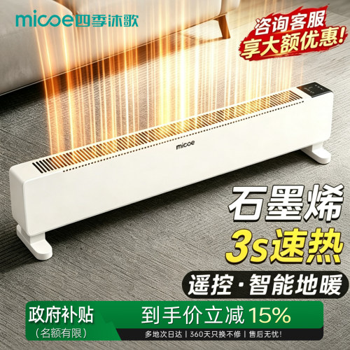 取暖器2026新款踢脚线电暖气家用