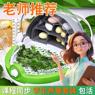 蚕宝宝太空养育舱养蚕别墅观察箱春蚕卵套装小学生养蚕套装专用盒