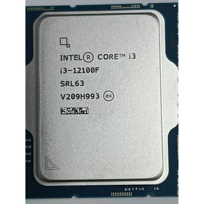 i3 12100F i5 12400F 12490F 12600kf i7 12700KF 12900k 12代cpu