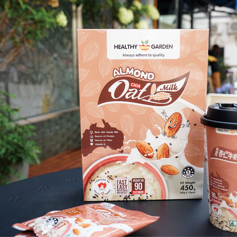 奇亚籽扁桃仁牛奶燕麦营养均衡