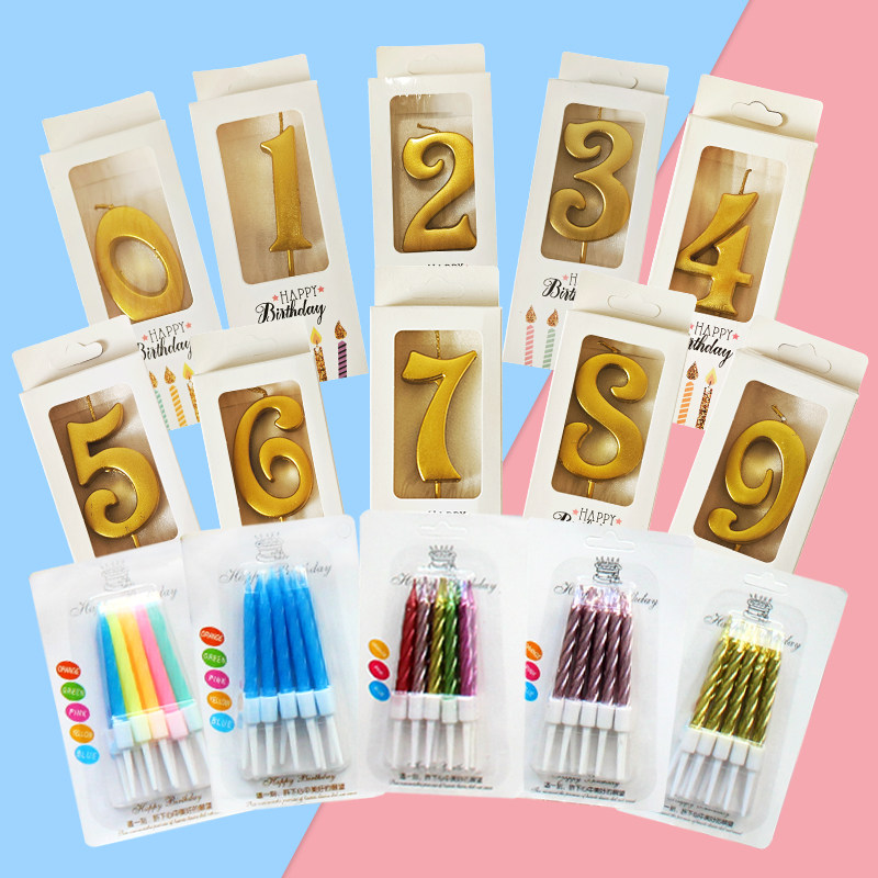 卡通创意生日螺旋金色蜡烛彩色数字蜡烛浪漫派对蛋糕装饰烘焙用品,节庆用品/礼品,蜡烛,淘宝优惠券,粉丝福利购,淘宝优惠卷