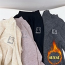 打底衫 男女童秋冬2025新款 儿童半高领保暖百搭上衣绵羊绒纯棉长袖