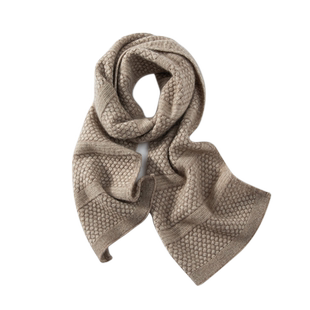 2025新款纯山羊绒围巾女冬季男款保暖羊毛线针织百搭护颈围脖帽子