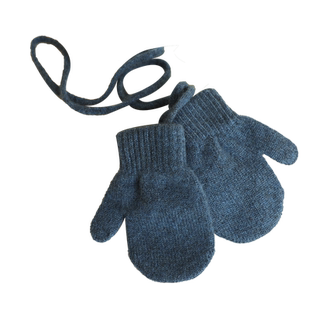 纯羊绒儿童手套冬季保暖防寒宝宝可爱卡通加厚包指防风男女小孩