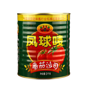 凤球唛番茄酱沙司3kg调味料商用