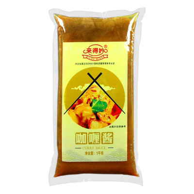 来得妙1kg即食土豆鱼蛋咖喱酱