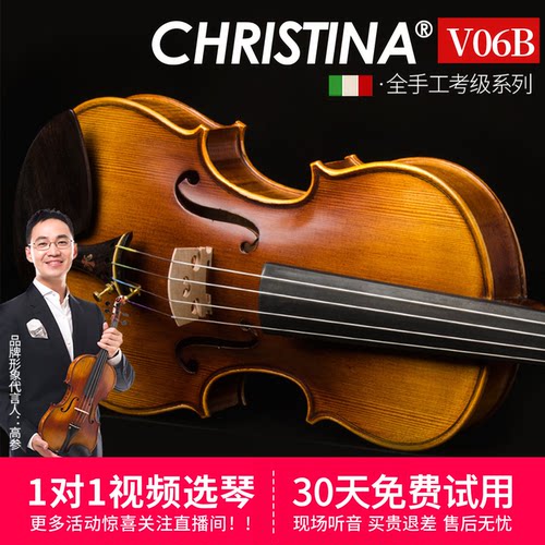 克莉丝蒂娜专业级小提琴实木