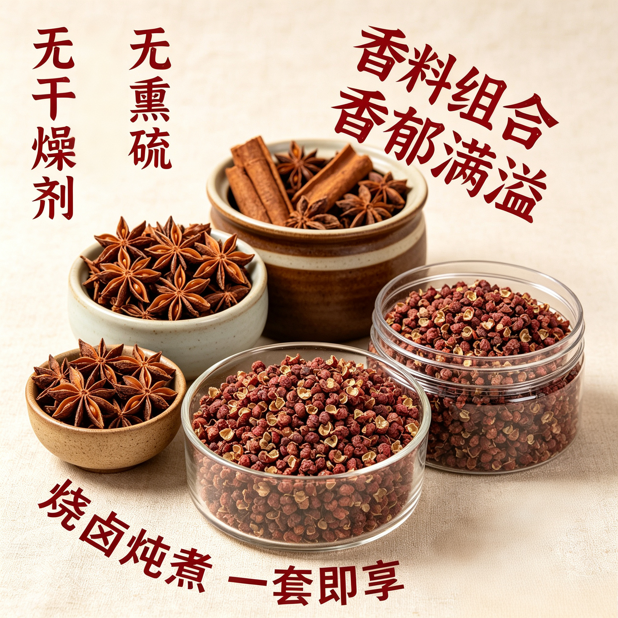 八角广西干货大料新货正宗正品香料无硫组合装调料批发调味料卤料