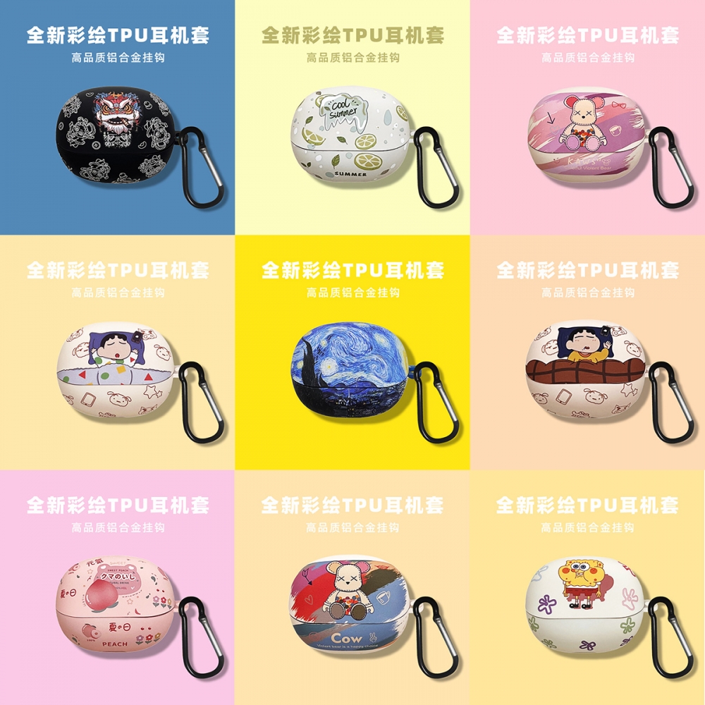 适用塞那S8S保护套Sanag塞纳s8s AI无线蓝牙耳机保护壳硅胶防摔软壳S7SAI蜡笔小新s6spro个性创意s8sai耳机套