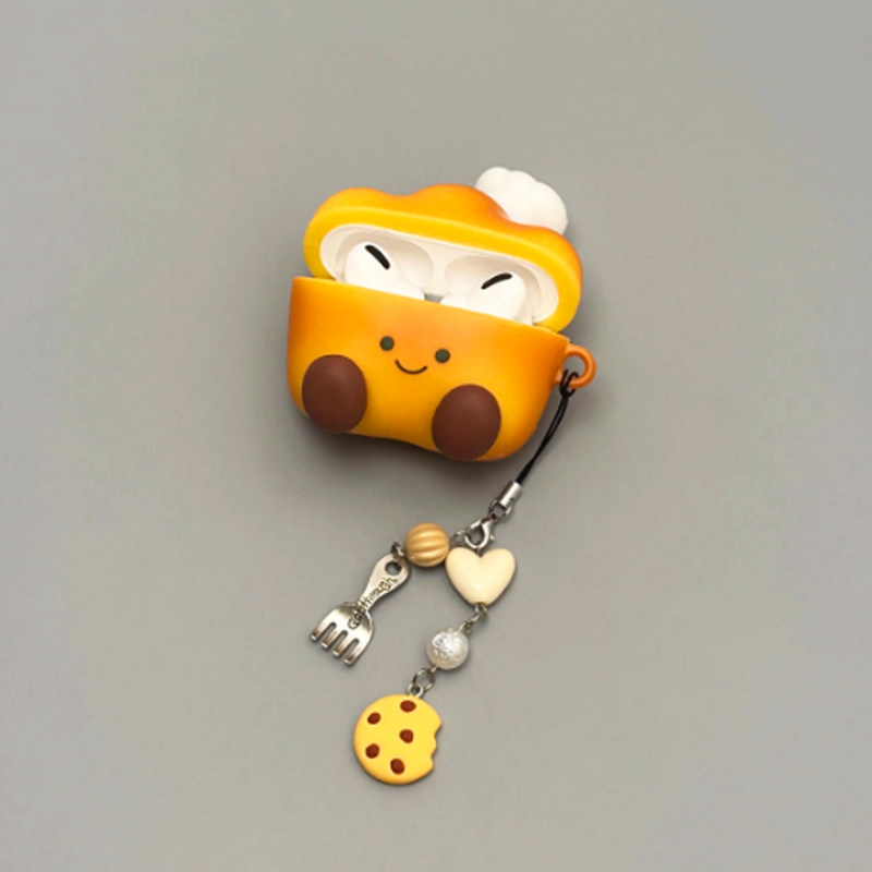 适用华为FreeClip保护套厨师面包FreeBuds 7i蓝牙耳机壳6i/5i保护壳FreeBudsPro4创意se3/se2高级感6代5代4e