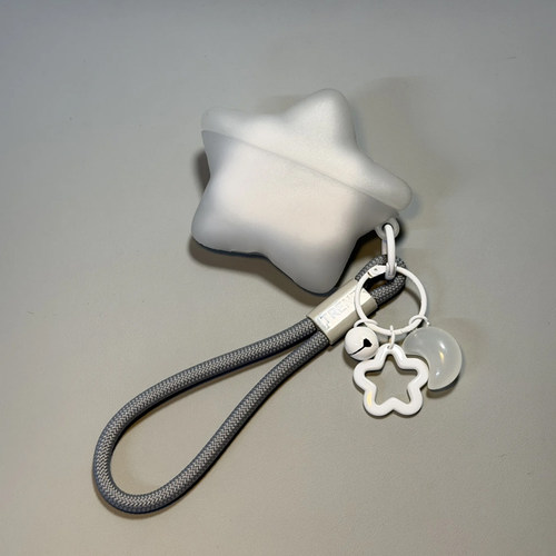 夜光银灰色星星适用AirPods4代耳机壳苹果无线蓝牙AirPodsPro三代盒1/2/3代硅胶Pro2代男女款Pro3代套airpod