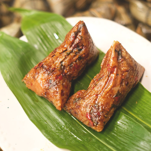 衢州辣味棕子咸菜板栗蛋黄大肉粽