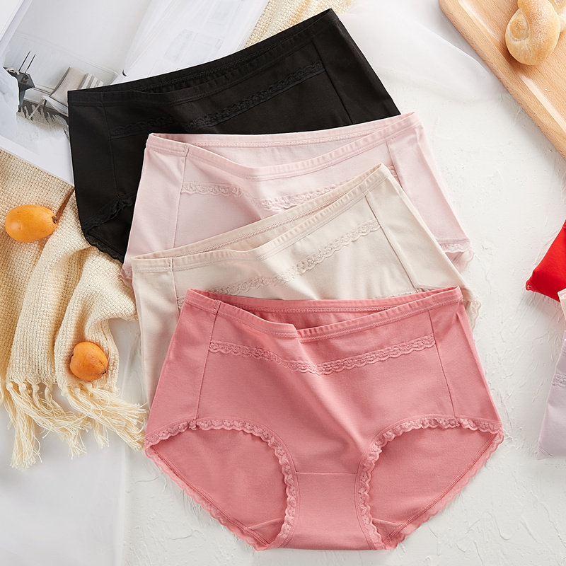 女士中腰内裤女纯棉抗菌夏季薄款透气收腹底裤头少女日系三角短裤,女士内衣/男士内衣/家居服,女三角裤,淘宝优惠券,粉丝福利购,淘宝优惠卷