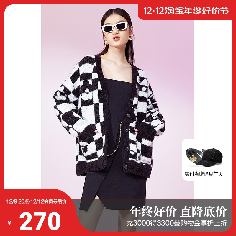 ochirly欧时力吊带连衣裙夏装包臀裙链饰收腰1WY3080070