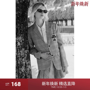 外套女秋装 ochirly欧时力学院风格 子西装