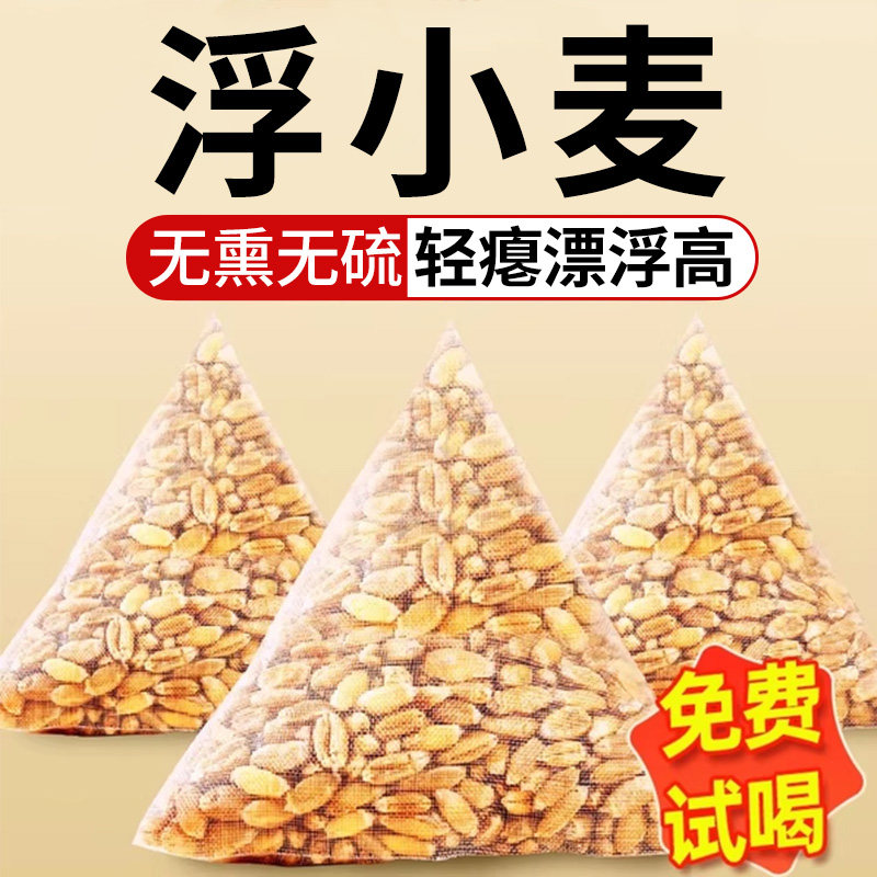 特级浮小麦饮体虚自汗盗汗止汗茶25年新货中药材正品官方旗舰店