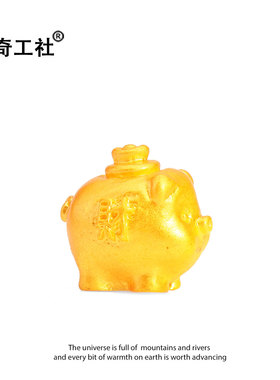 抱只小金猪回家发财咯！