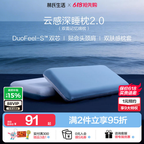 新年送礼双面深睡记忆棉枕