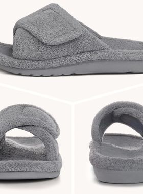 Comwarm Adjustable Fur Women Slippers Fashion Fluffy Women H