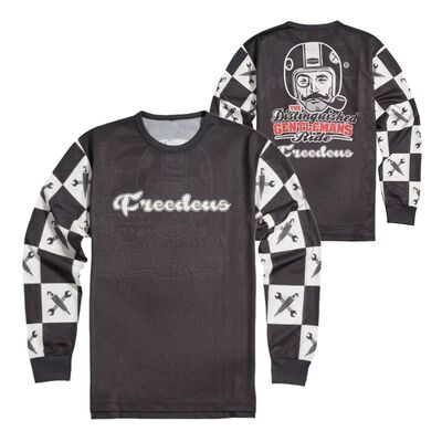 Freedeus-Camiseta de manga larga para hombre, ropa de Motocr