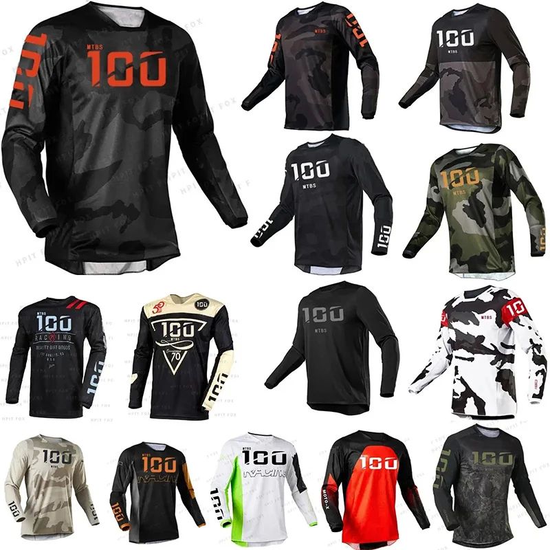 Camiseta de ciclismo MTBS100 para hombre, Jersey transpirabl